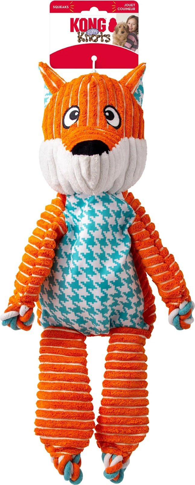 Kong Floppy Knots Fox