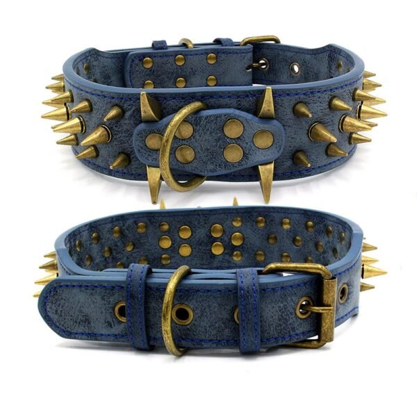 10898280383_793292559.jpg Spike Rivet Dog Collar