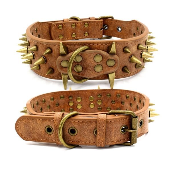 10928983055_793292559.jpg Spike Rivet Dog Collar