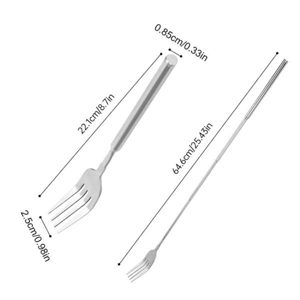 Stainless Steel Telescopic BBQ Fork