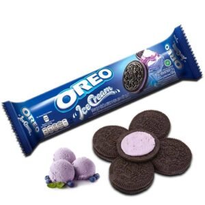 Oreo Ice Cream Blueberry flavored biscuits