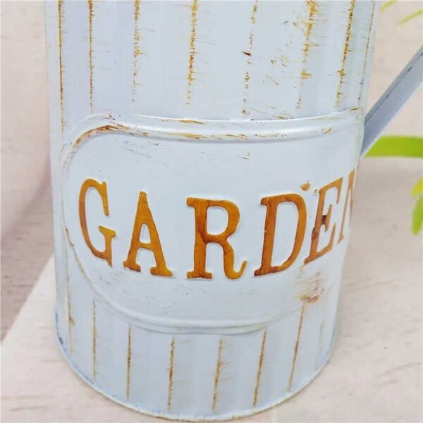 Handmade Retro Iron Kettle Planter