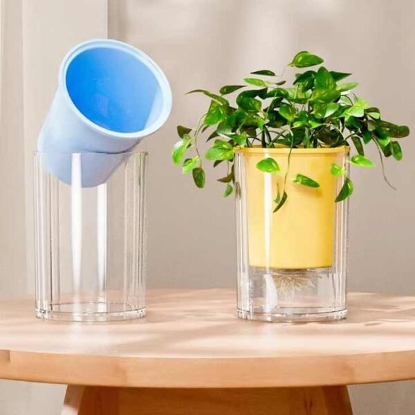 5-Pack Modern Self-Watering Planters