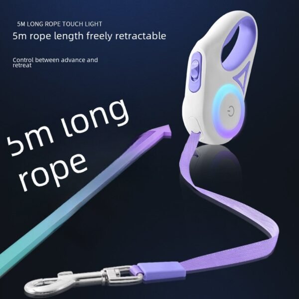 Glowing Retractable LED Dog Leash