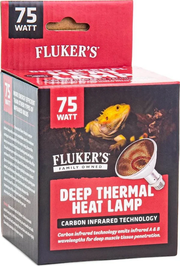 FLUKERS DEEP THERMAL HEAT LAMP 75W